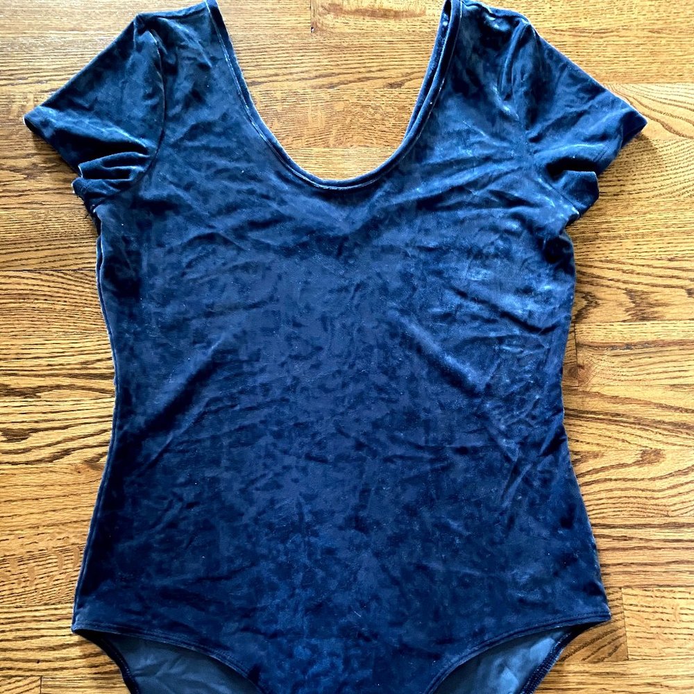 Velvet Bodysuit from American Eagle (size:L)